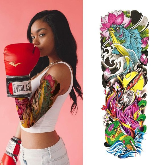 12 Pieces Temporary Tattoo, Tiny Waterproof Temporary Tattoos Realistic - Picture 8 of 8